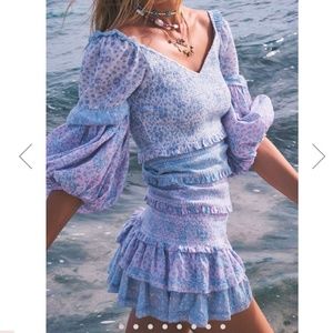 NWT LoveShackFancy Ensley Mini Dress